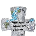 thumbnail image 6 of Northlight With God All Things Are Possible Floral Cross Statue - 6.75", 6 of 9