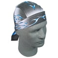 thumbnail image 5 of Zan Headgear Blue Tank Flame Flydanna Headwrap Tank Flame Blue, 5 of 5