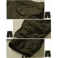 thumbnail image 7 of Matchstick Men Cotton Twill Multi-Pocket Cargo Shorts for Work Sports Outdoor, 7 of 7