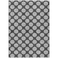 thumbnail image 2 of Addison Rugs Chantille Indoor/Outdoor Transitional Circles Charcoal Washable Rectangle Rug, 2'6" x 3'10", 2 of 6