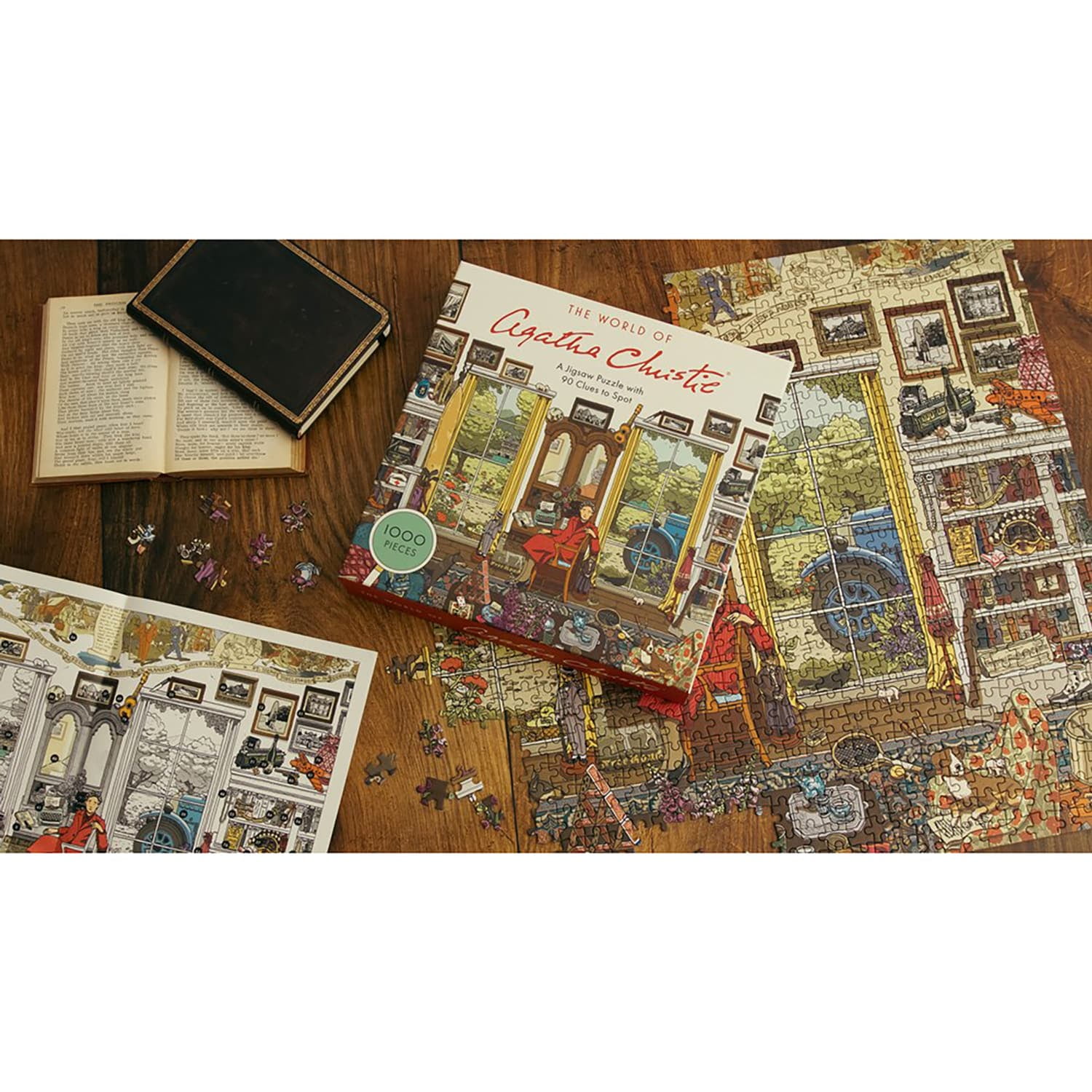The World of Agatha Christie: 1000-piece Jigsaw