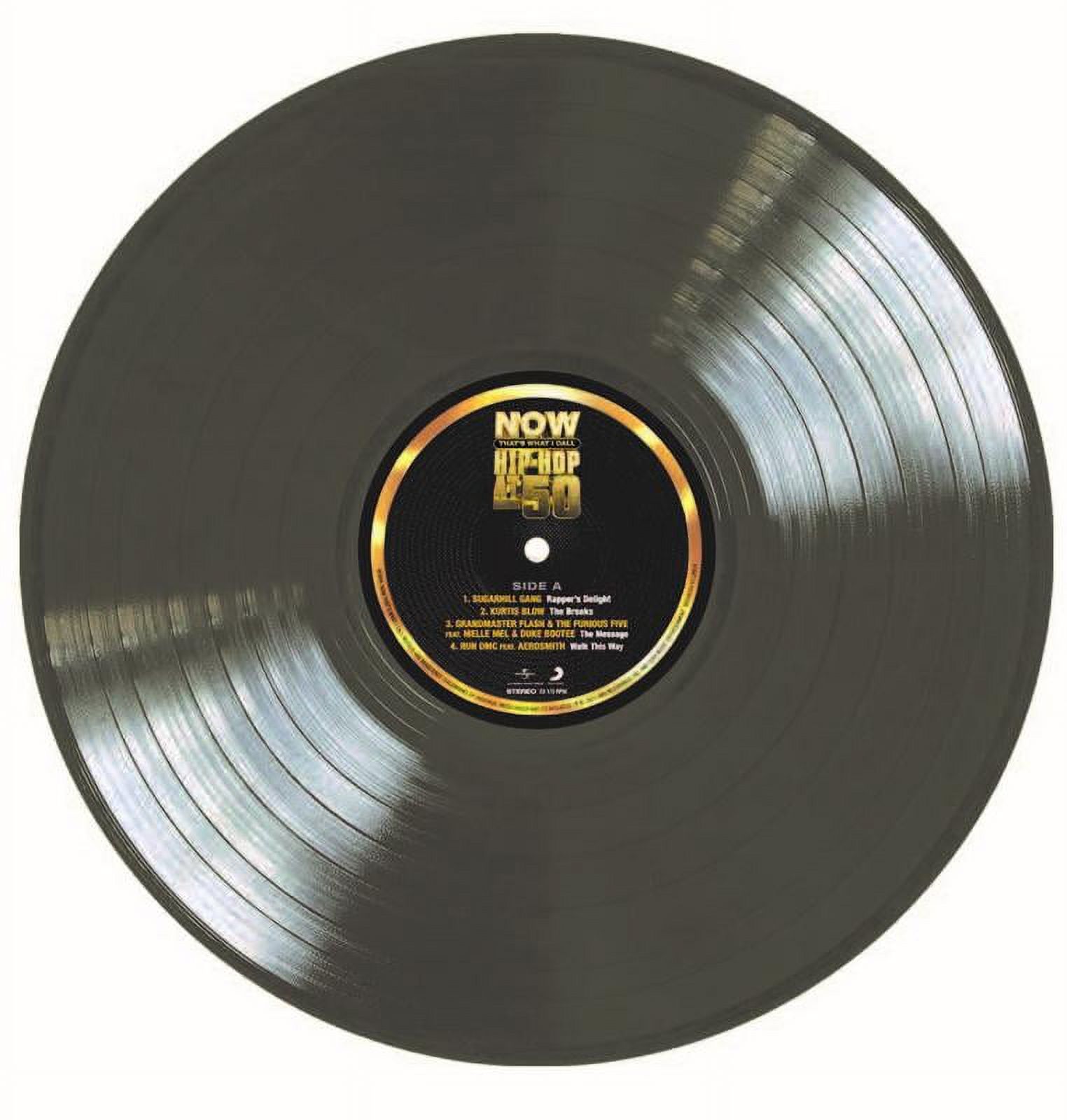 NOW Hip-Hop 50th Anniversary (Walmart Exclusive Translucent Black Ice Vinyl) - Hip-Hop 2 LP - image 4 of 5