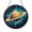Acrylic 3.5 Inch, variant on Round Saturn Cosmic Scene Glass Suncatcher Window Decor, Stellar Planetary Ornament Gift for Space Fans