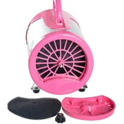 SHELANDY Groomer Partner Pet Hair Force Dryer Dog Grooming Blower with Heater (Pink)
