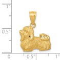 thumbnail image 2 of 14K Yellow Gold Diamond Cut Shih Tzu Pendant, 2 of 2