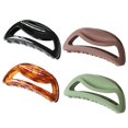 thumbnail image 1 of Clip à griffes à cheveux Matte: 4pcs Plastique Simple Simple Coiffure Clip Cince Accessoire Cheveux, 1 of 10