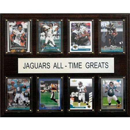 Jacksonville Jaguars Parking Sign - C&I Collectables NFL 12x15 Jacksonville Jaguars All-Time Greats Plaque
