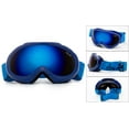 thumbnail image 3 of Cloud 9 - Professional Kids Boys and Girls Snow Goggles "Shifty"Anti-Fog Dual Lens UV400 Protection Triple Layered Foam Snowboarding Ski Goggles with Matching Color Beanie, 3 of 5