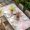 Pink, variant on Easter Bunny Table Cloths for 3 Foot Rectangle Tables, Colorful Eggs Cute Rabbit Purple Wooden Plank Patio Waterproof Elastic Fitted Tablecloths, Washable Rectangular Table Cover for Camping