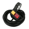 thumbnail image 4 of Interruptor de bocina para faro de manillar de motocicleta, 22mm, 2 en 1, 70cm de longitud de cable, Universal, para ATV, Scooters todoterreno, 4 of 8