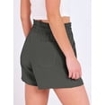 thumbnail image 4 of ANRABESS High Waisted Shorts for Women Summer Drawstring Lounge Shorts with Pockets Casual Loose Beach Vacation Shorts, 4 of 7