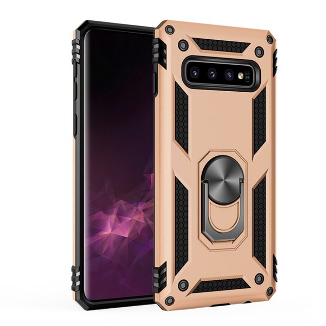 Funda de teléfono Armor a prueba de golpes para Samsung Galaxy S7 S8 S9 S10 S10E Plus Note 8 9 10 S20 FE Ultra A6 A7 A8 A9 2018 Lite, funda de anillo Tan Jianjun unisex