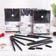 thumbnail image 3 of 18 Pcs Stylos de Journal Planificateur Stylos de Couleur Marqueurs d'Art à Pointe Fine Ensemble de Stylos à Dessin à Pointe Fine Accessoires de Stylos de Coloriage Fournitures de Rentrée Scolaire, Coloré, 3 of 5