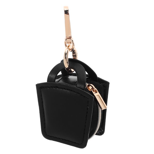 Mini joyero de viaje: Estuche con cremallera y llavero - Organizador portátil para anillos, pendientes y accesorios - Estuche pequeño para guardar pendientes