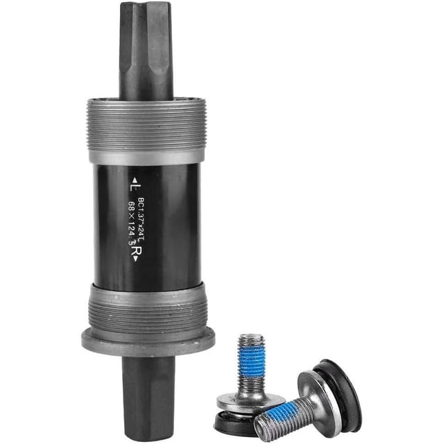 HUGFEGWE Bottom Bracket, 5 Size Square Hole Axis Bike Square Tapered Spindle Crank for 68mm Frame Shell Cycling Accessory CJB91-8051