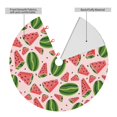 thumbnail image 2 of Rateoe Watermelon Print Christmas Tree Skirt 36" for Xmas Holiday New Year Party Circle Tree Mat Ornaments Decoration, 2 of 7