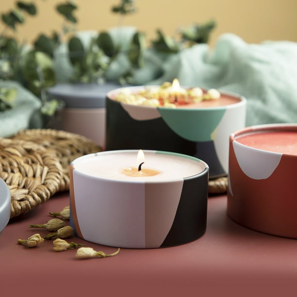 Tin on sale candle containers