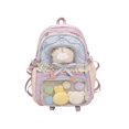 thumbnail image 2 of Kawaii backpack Coquette Aesthetic Daypack Y2k backpack with Transparent Window Clear Pockets, 2 of 5