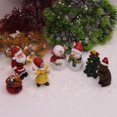thumbnail image 2 of Jinsinto Kit d'Ornements Miniatures de Noël, 7 Pcs Mini Ornements de Noël en Résine Père Noël, 2 of 4