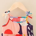thumbnail image 3 of Vestido de verano para niñas pequeñas, vestido informal floral con tirantes, vestido de fiesta para niñas sin mangas, vestido de verano para la playa, 130cm, 3 of 5