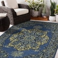 thumbnail image 2 of Amer Rug BOH117696 7 ft. 6 in. x 9 ft. 6 in. Boho 11 Hand-Tufted Area Rug - Steel Blue, 2 of 5
