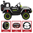 thumbnail image 4 of Montable Electrico Camioneta Para Niños Control Remoto Luz 12v - Gris, 4 of 7