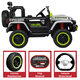 thumbnail image 4 of Montable Electrico Camioneta Para Niños Control Remoto Luz 12v - Gris, 4 of 7