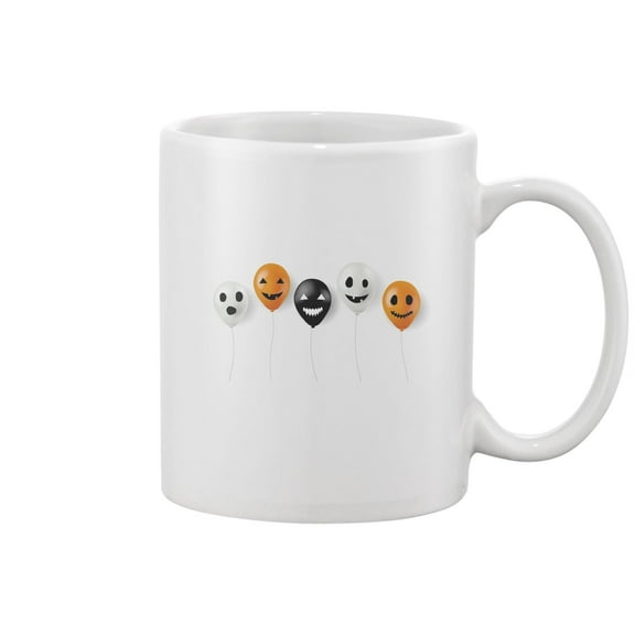Halloween Balloons Design Mug -Image by Shutterstock