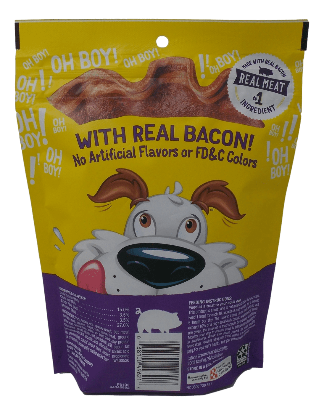 Purina Beggin' Strips Bacon Dog Treats Variety 3-Pack | Original Bacon, Thick Cut Hickory Smoke & Bacon Cheese | MerlinsMart Zine & Rope Toy