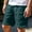 Green, variant on Juslio Mens Shorts Zipper Pockets Loose Comfy Cotton Linen Buttons Casual Cargo Shorts for Men