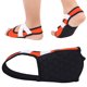 thumbnail image 2 of Calcetines antideslizantes de punta abierta para entrenamiento de baile, pilates y barra, color naranja, para mujer, 2 of 8