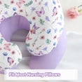 thumbnail image 4 of Funda para Almohada de Lactancia Pea Pod 2 Pack Suave Morado para Amamantar, 4 of 7