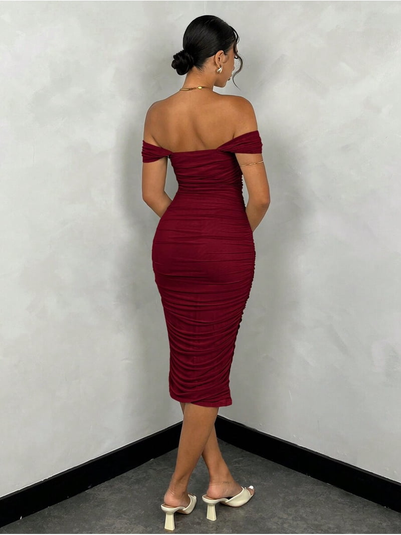 front zipper denim dress Zip-Front Mini with Corset Waist Detail – Amanda Jean NYC _okendo:syndication_key:CL135035005 18% polyester Color:ROSEWOOD/BLUSH Evening Dresses Juniors Long