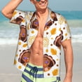 thumbnail image 5 of Picia Fall Turkey Gentle Cotton Regular Fit Short Sleeve Casual Hawaiian Shirt for Men-Medium, 5 of 9