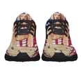 thumbnail image 5 of Red Golden Retriever Dog American flag Shoes Sneakers Black Size 4, 5 of 7