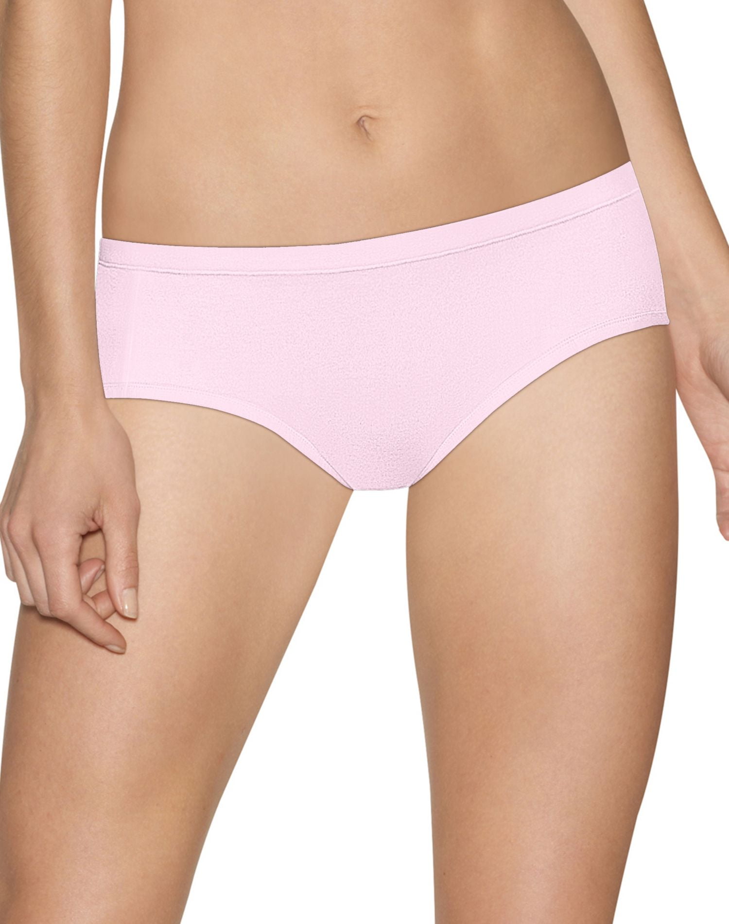 Assorted Colors 4-Pack Hanes Ultimate Women/'s Cotton Stretch Hipster Panties