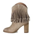 thumbnail image 3 of Diba True Womens True Sky Western Fringe Round Toe  Ankle Boots, 3 of 5