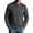 Gray_008, variant on Domuza Henley Shirt for Men Waffle Long Sleeve Lightweight Golf Shirt Fall Winter Casual 3-Button Moisture Wicking Pullover with Pocket Black S
