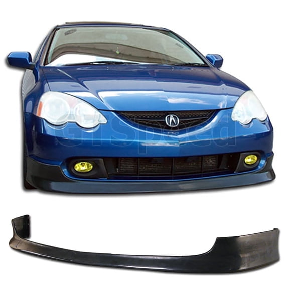 [GT-Speed] Type-R Style PU Front Bumper Lip, Compatible with 2002-2004 Acura RSX Factory Bumper Only