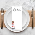 thumbnail image 3 of Koyal Wholesale Nautical Lighthouse Printable Wedding Paper Menu Cards for DIY Printer, Pack of 52, 3 of 5