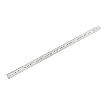 Uxcell 24 Inch Straight Ruler Metric Stainless Steel Measuring Tools 0.9mm Thickness