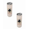 thumbnail image 1 of Duo de termos de 590 ml diseño ilustrado de gato, 1 of 6