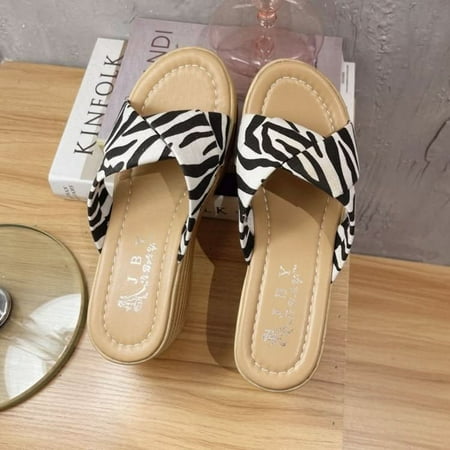 

999 Ladies Wedge Platform Slippers Series 2