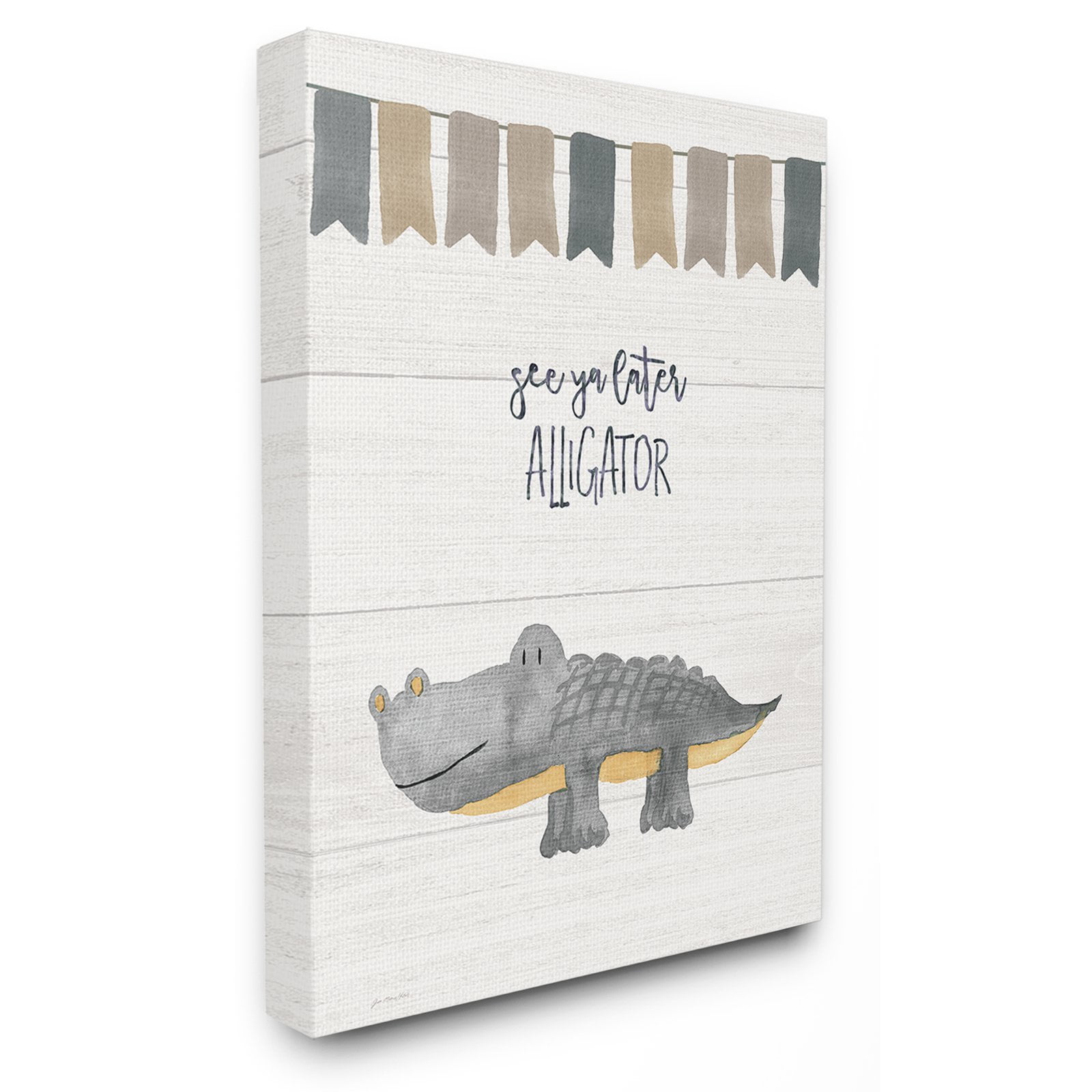 The Stupell Home Decor Collection The Kids Room by Stupell See Ya Later Alligator Wall Art
