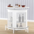 thumbnail image 1 of Tribesigns Bar Unit with Metal Mesh Front, Home Liquor Bar Table with Storage and Footrest, 1 of 7