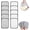 10, variant on Double-Side Scratch-Free Wire Dishcloth, Non Scratch Wire Dishcloth, Reusable Diamond Weave Scrubber Cloths for Washing Dishes, Steel Wool Cleaning Cloths (10, Green)
