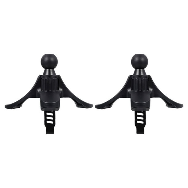 2 soportes universales para smartphones en la rejilla de ventilación del coche. Soportes para teléfono móvil con rotación para la rejilla de ventilación del coche. Soporte universal para coche.