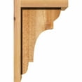thumbnail image 3 of 8"W x 8"D x 12"H New Brighton Rough Sawn Corbel w/Backplate, Western Red Cedar, 3 of 9