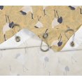 thumbnail image 6 of S4Sassy Orange Monstera Leaves & Stork Bird Bathroom Decor Shower Waterproof Curtain Drapes Resistant-60 x 70 Inch, 6 of 6