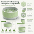 thumbnail image 5 of Cat Grass for Indoor Cats 4.7x2.2 Inch Plastic Cat Grass Planter Hydroponic Pot Lightweight Round Cat Grass Box for Growing Products, 5 of 8